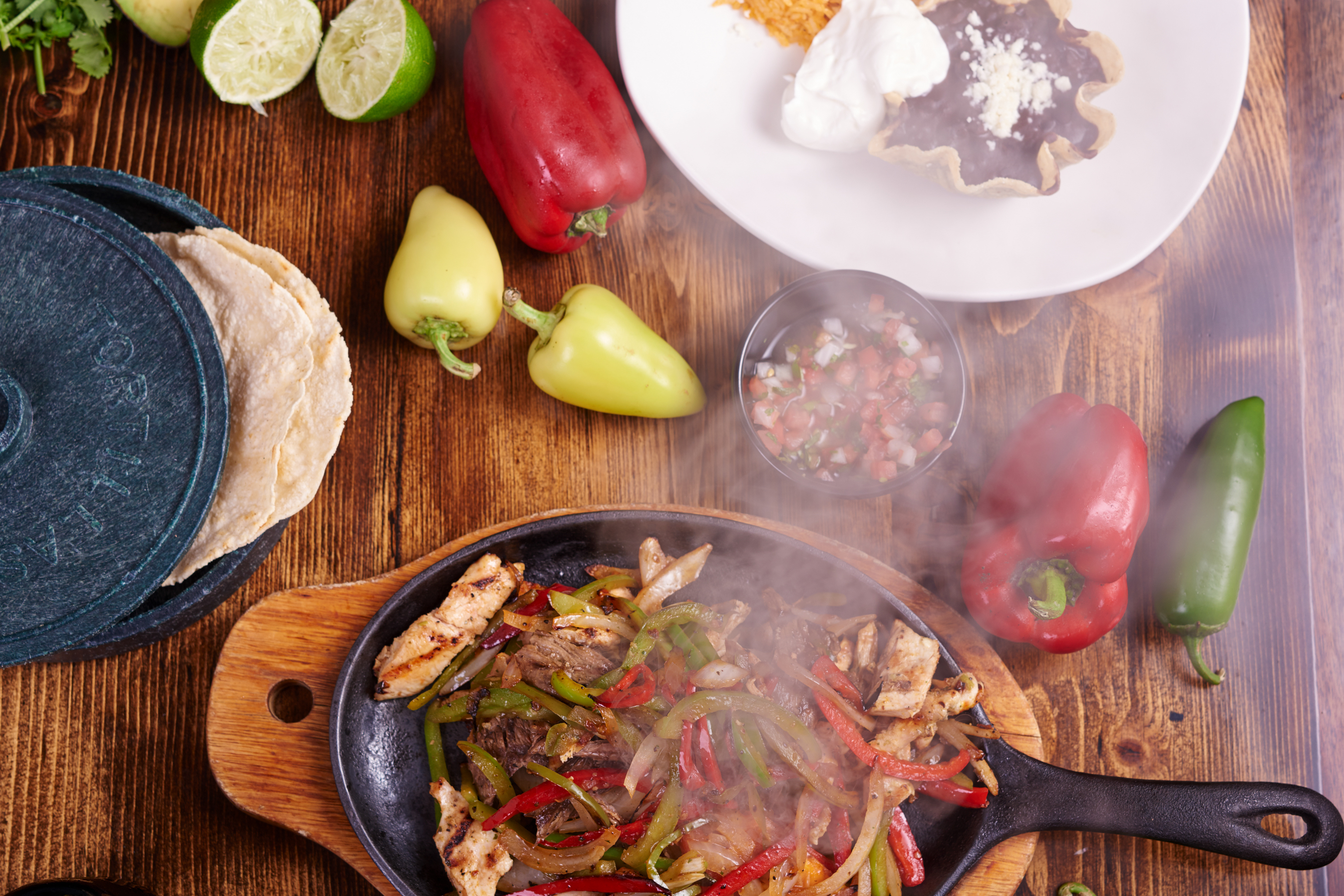 Guests dining at Los Arroyos