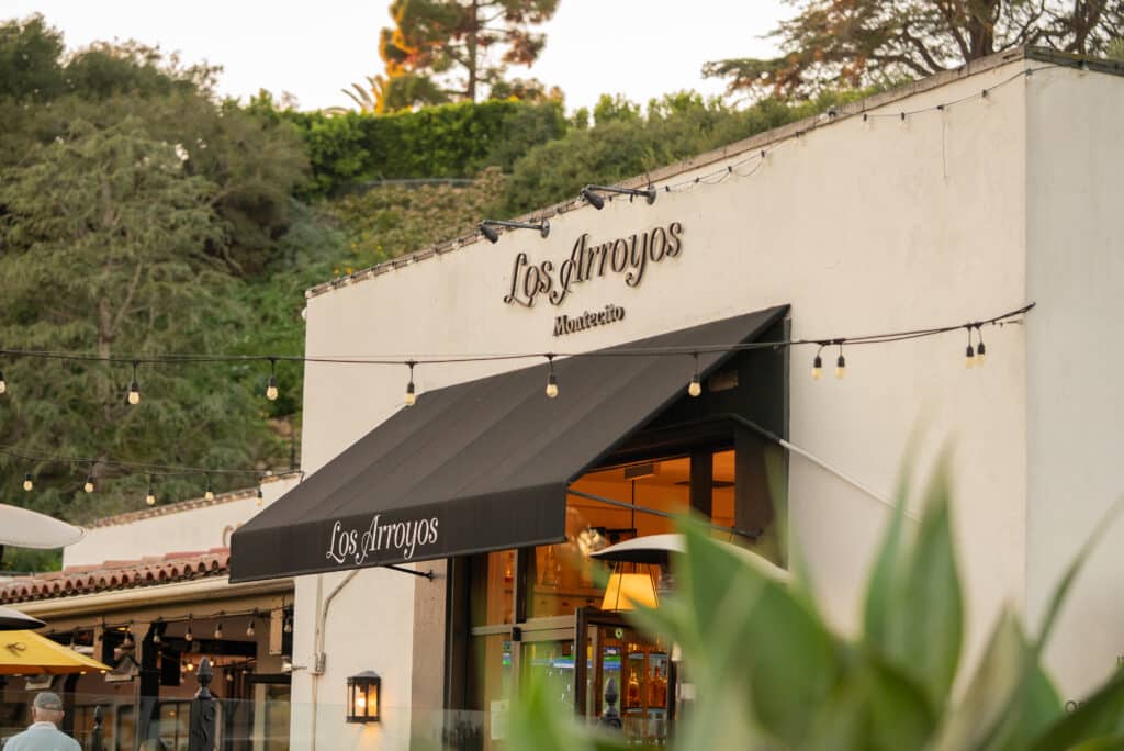 Los Arroyos Montecito dining room
