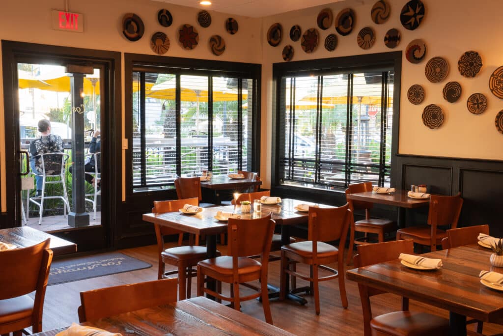 Los Arroyos Montecito dishes